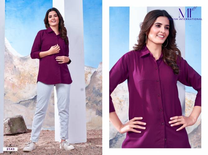 Shirt Vol 1 By Moksh Office Wear Ladies Shirt Wholesale Price In Surat